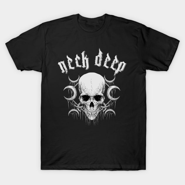 neck deep in the darkness T-Shirt by ramon parada